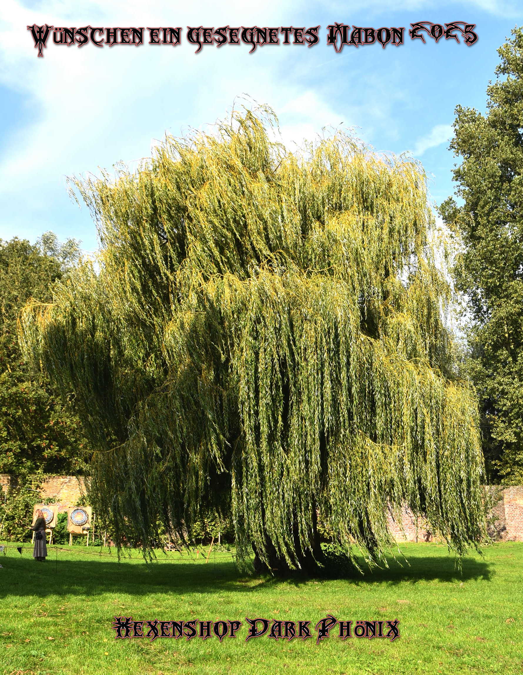 Glückwünsche zu Mabon Weidenbaum