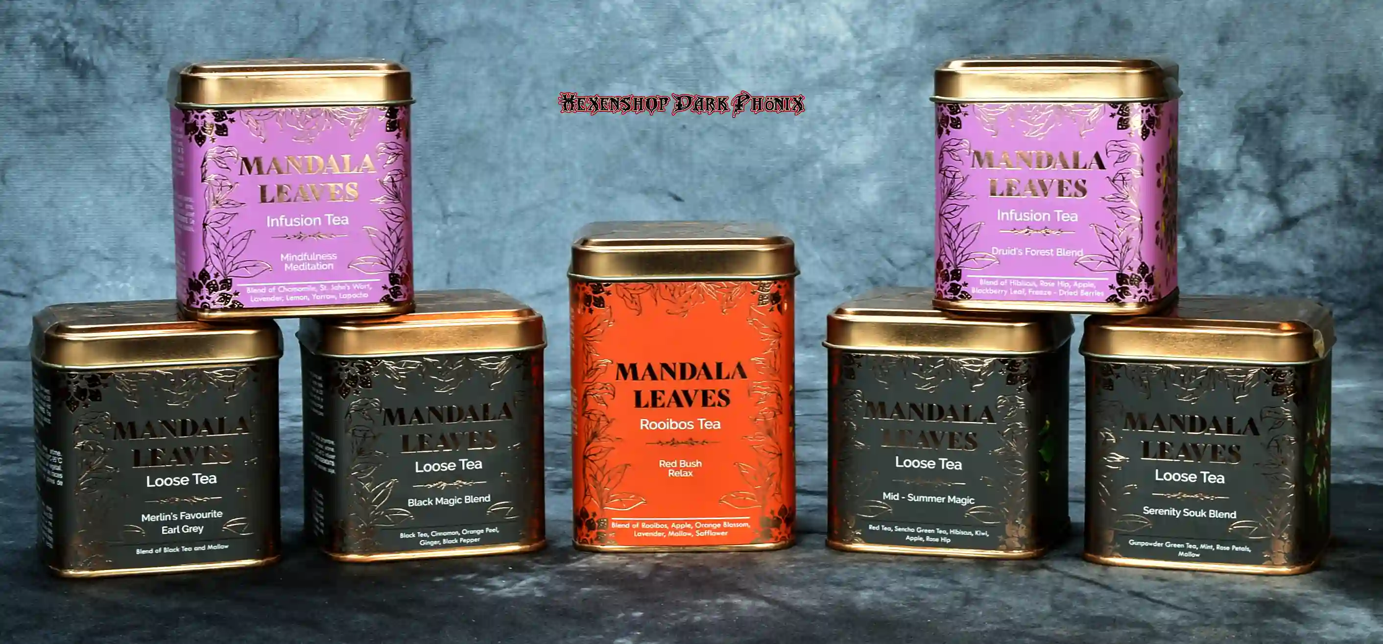 Hexenshop Dark Phönix Artisan Tea Mischung in Dosen