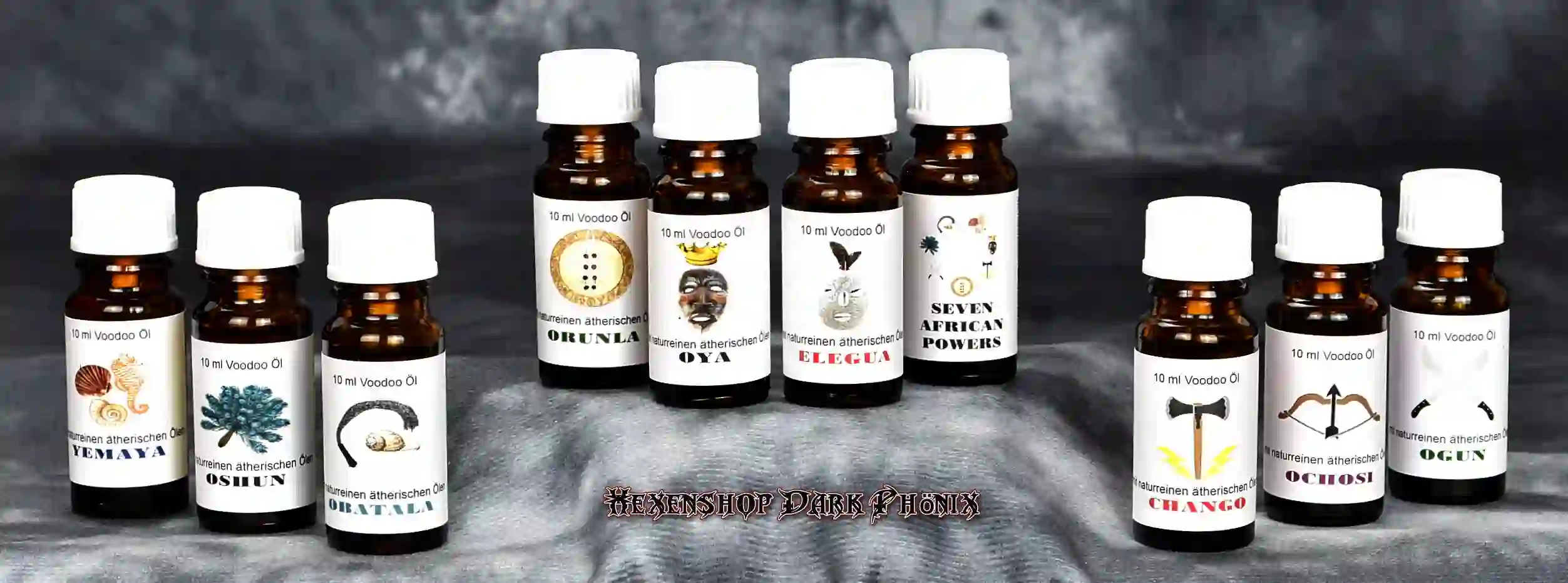 Hexenshop Dark Phoenix Voodoo Santeria Orisha Oelmischungen