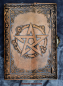 Preview: Antik braunes Schattenbuch Pentagramm Mandala