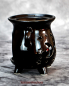 Preview: Hexenshop Dark Phönix Schwarze Hexenkessel Duftlampe mit Triplemoon