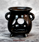 Preview: Hexenshop Dark Phönix Schwarze Hexenkessel Duftlampe mit Triplemoon
