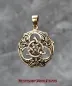 Preview: Hexenshop Dark Phönix Bronzeanhänger Trinity Knoten
