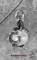 Preview: Hexenshop Dark Phönix Drache mit drehbarer Bergkristall Kugel 925er Silber Anhänger