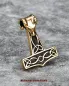 Preview: Hexenshop Dark Phönix Thorhammer Widderkopf Anhänger Bronze