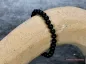 Preview: Hexenshop Dark Phönix Schungit Kugelarmband Ø 6mm