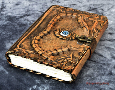 Hexenshop Dark Phönix Antik Braunes Schattenbuch Böses Auge