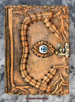 Hexenshop Dark Phönix Antik Braunes Schattenbuch Böses Auge