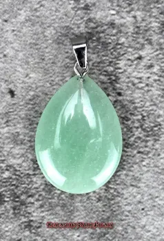 Preview: Hexenshop Dark Phönix Aventurin Tropfen Anhänger Halbedelstein