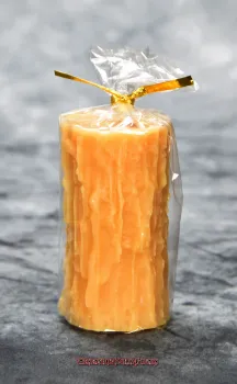 Preview: Hexenshop Dark Phönix Bienenwachskerze Baumstamm