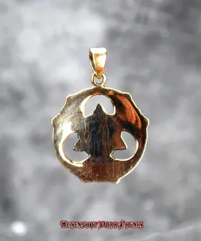 Hexenshop Dark Phönix Bronzeanhänger Trinity Knoten