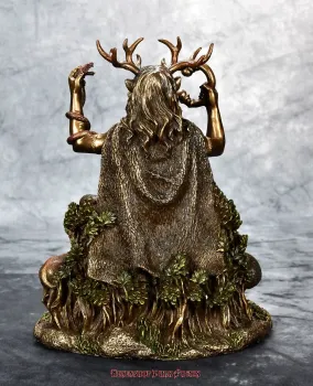 Preview: Hexenshop Dark Phönix Cernunnos Keltische Götterfigur bronziert