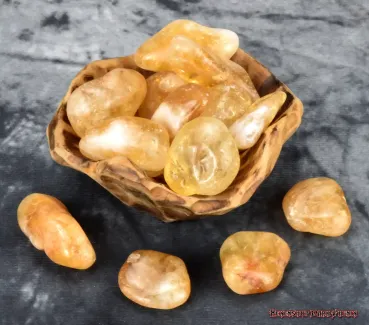 Hexenshop Dark Phönix Citrin Halbedelstein 10g bis 50g