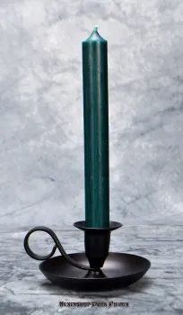 Hexenshop Dark Phönix Grün Durchgefärbte Ritualstabkerze