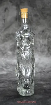 Hexenshop Dark Phönix  Elixierflasche Fliegende Hexe auf Besen mit Korken 200ml