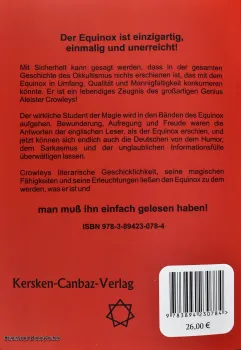 Hexenshop Dark Phönix Equinox Vol.1 Nr.1 Aleister Crowley