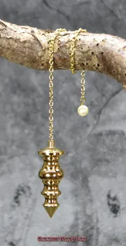 Hexenshop Dark Phönix Großes Tempel Messing Pendel