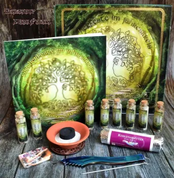 Hexenshop Dark Phönix Jahreskreisfeste Ritual Räuchermischung Set