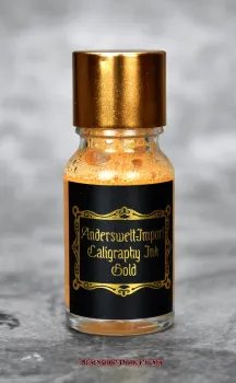 Hexenshop Dark Phönix Kaligraphie Tinte Gold