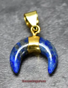 Preview: Hexenshop Dark Phönix Kleiner Sodalith Mondanhänger Halbedelstein