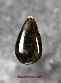 Hexenshop Dark Phönix Labradorit Drop Shape Anhänger