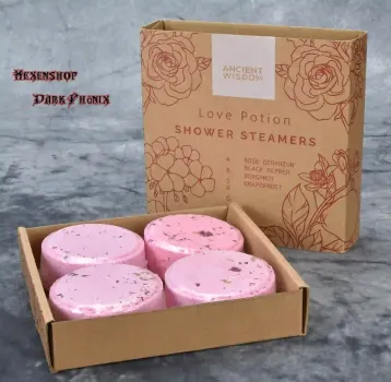 Hexenshop Dark Phönix Love Potion Shower Steamers Duschdampfer 4er Set