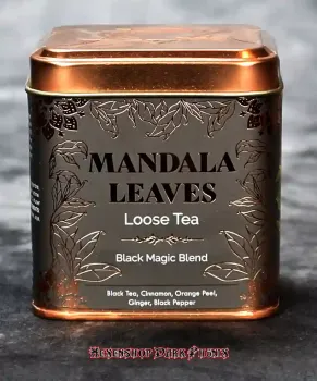Hexenshop Dark Phönix Mandala Leaves Black Magic Blend 50g Schwarze Magie