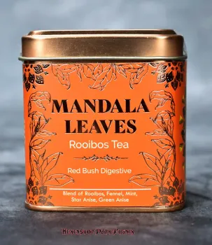 Hexenshop Dark Phönix Mandala Leaves Red Bush Digestives 50g Rotbush-Verdauung