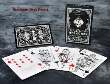 Hexenshop Dark Phönix Memento Mori Gothic Spiel- und Orakelkarten