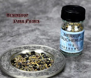 Preview: Hexenshop Dark Phönix Merkur Planetenmagie Räucherwerk 10 g