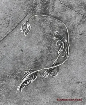 Preview: Hexenshop Dark Phönix Ohrstecker Elfish 925 Silber Links