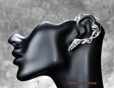 Hexenshop Dark Phönix Ohrstecker Elfish 925 Silber Links