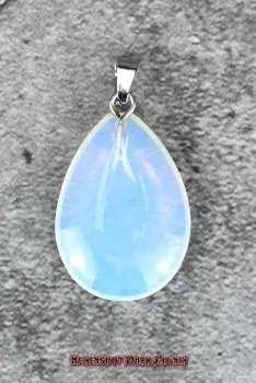 Hexenshop Dark Phönix Opalith Tropfen Anhänger Halbedelstein