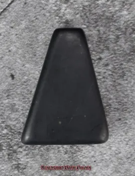 Hexenshop Dark Phönix Schungit trapezförmiger Lochanhänger