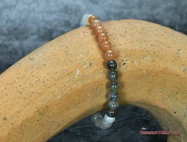 Hexenshop Dark Phönix Tricolor Mondstein Armband Ø 6mm