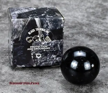 Hexenshop Dark Phönix Turmalin Set Kugel Halbedelstein
