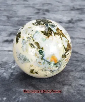 Ozeanjaspis Kugel 8cm handpoliert mit Kristalldrusen Hexenshop Dark Phönix