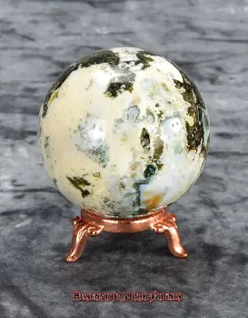 Ozeanjaspis Kugel 8cm handpoliert mit Kristalldrusen Hexenshop Dark Phönix