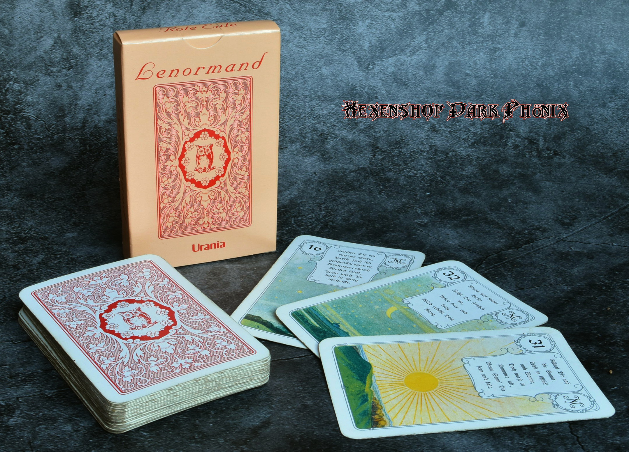 Mlle Lenormand Orakelkarten Rote Eule Esoterik Fachgeschaft