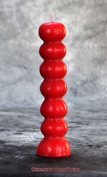 Hexenshop Dark Phönix Rote Sieben Tage Knopfkerze