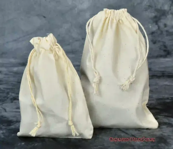 Hexenshop Dark Phönix Baumwoll Schmucksäckchen Beige verschiedene Größen