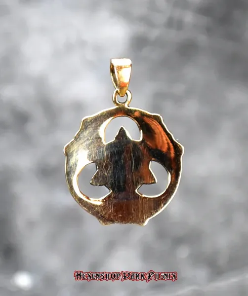 Hexenshop Dark Phönix Bronzeanhänger Trinity Knoten