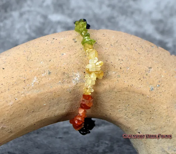 Hexenshop Dark Phönix Chakra Splitter Halbedelstein Armband