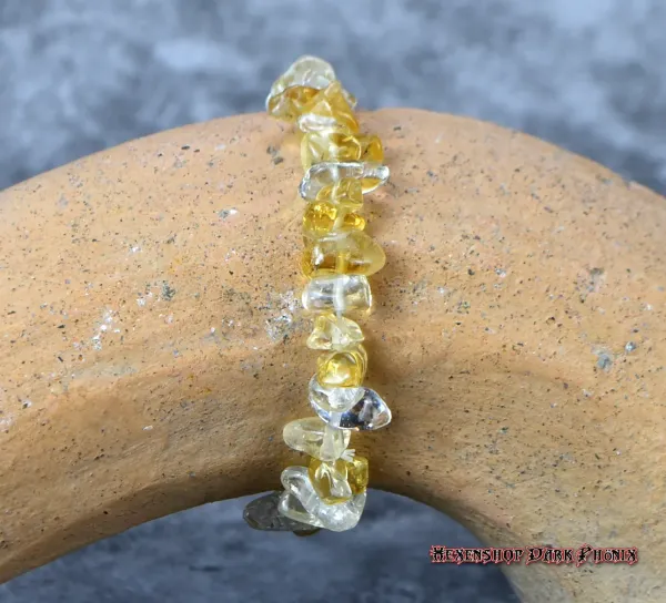 Hexenshop Dark Phönix Citrin Splitterarmband