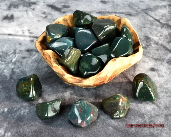 Hexenshop Dark Phönix Heliotrop Halbedelstein 10g bis 29g