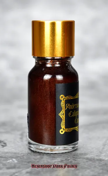 Hexenshop Dark Phönix Kaligraphie Tinte Kupfer