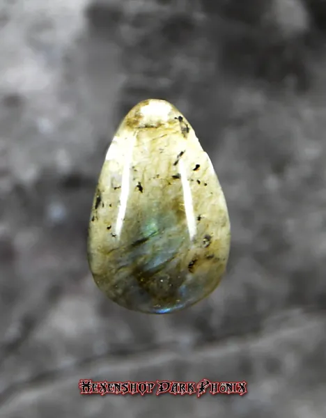 Hexenshop Dark Phönix Labradorit Drop Shape Anhänger
