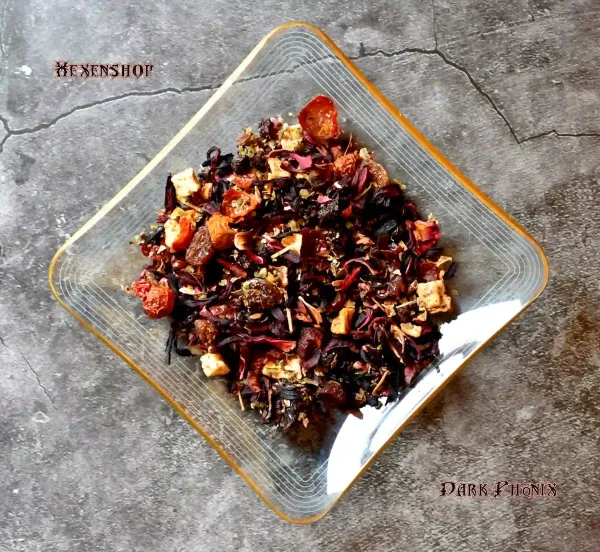 Hexenshop Dark Phönix Mandala Leaves Druid´s Forest Blend 50g Druidenwaldmischung