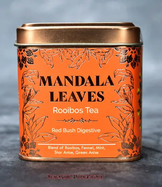 Hexenshop Dark Phönix Mandala Leaves Red Bush Digestives 50g Rotbush-Verdauung