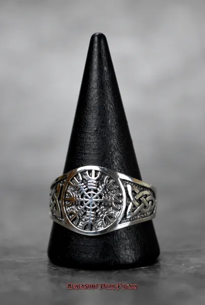 Hexenshop Dark Phönix Oegishjalmr Silberring 925er